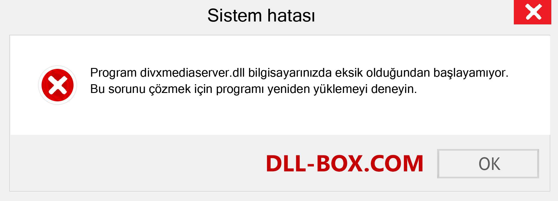 divxmediaserver.dll dosyası eksik mi? Windows 7, 8, 10 için İndirin - Windows'ta divxmediaserver dll Eksik Hatasını Düzeltin, fotoğraflar, resimler